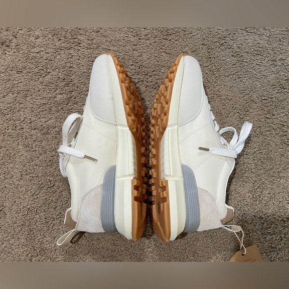 Somiliss Necap Revela Sneaker Leather Suede Women Walking US Sz 8.5 EUR 40 Beige - Picture 5 of 11